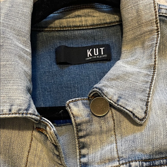 Kut from the Kloth Light Blue Denim Jacket - Picture 2 of 8